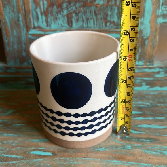 Potter’s Studio Large Polka Dots and Squiggly Lines Coffee Mug Tea - Picture 6 of 8